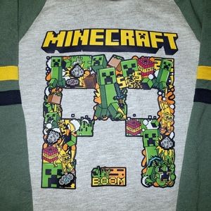 Boys 7 Jumping Beans Minecraft Raglan Graphic Hoodie